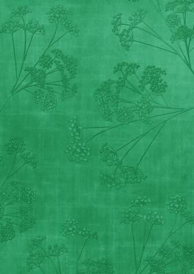 Dark Green Embossed Dainty Gypso A4 Backing Paper
