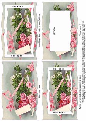 Flower Box Tunnel Book Sheet