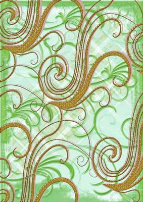 Lily of the Valley Swirls Backing Paper