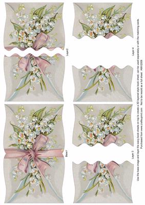 Lily of the Valley Wavy Edge Book Side Stacker