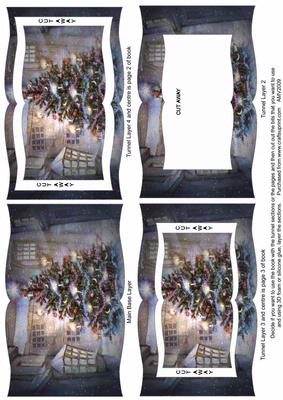 My Christmas Tree Tunnel Book Sheet