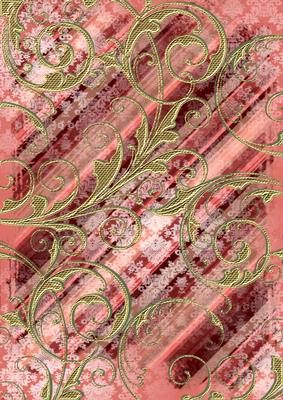 Christmas Book Swirls Backing Paper