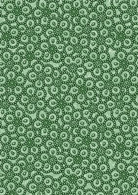 Mint Green Dark Beaded Flower A4 Backing Paper