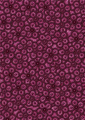 Cerise Dark Beaded Flower A4 Backing Paper