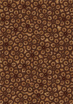 Vintage Tea Dark Beaded Flower A4 Backing Paper
