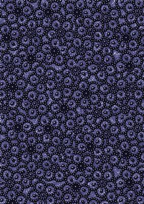 Dark Blue Dark Beaded Flower A4 Backing Paper