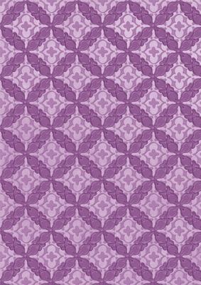 Lilac Ditsy Heart Print A4 Backing Paper