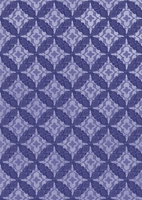 Blue Ditsy Heart Print A4 Backing Paper