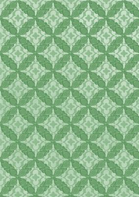 Mint Green Ditsy Heart Print A4 Backing Paper