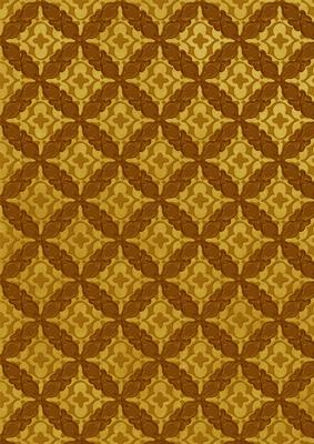 Gold Ditsy Heart Print A4 Backing Paper