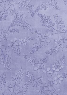 Blue Embossed Oriental Fern A4 Backing Paper