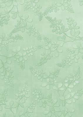 Mint Green Embossed Oriental Fern A4 Backing Paper