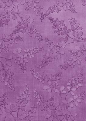 Purple Embossed Oriental Fern A4 Backing Paper