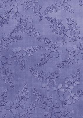 Dark Blue Embossed Oriental Fern A4 Backing Paper
