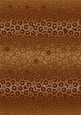 Vintage Tea Metallic Beaded Flower A4 Backing Paper