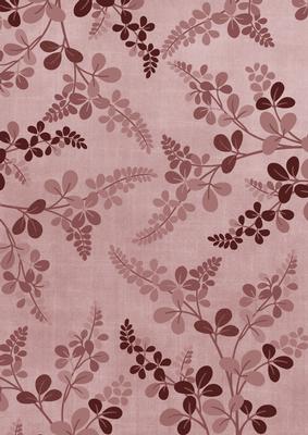 Dusky Pink Oriental Fern A4 Backing Paper