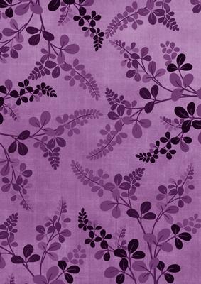 Purple Oriental Fern A4 Backing Paper