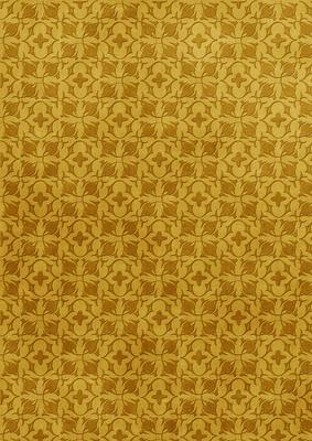 Gold Ditsy Heart Embossed A4 Backing Paper