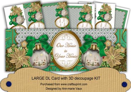 Winter Pub to Your House Large Dl Card Kit