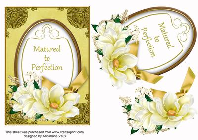 Lemon Magnolia Matured Perfection Oval 7x5in Step by Step