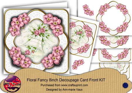 Wedding Bells Fancy Picture 8in Decoupage Cf Kit