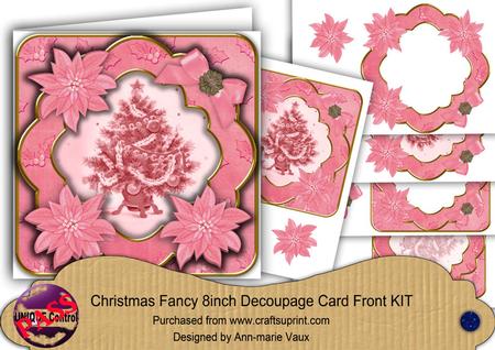 Elegant Tree Pinktones Picture 8in Decoupage Cf Kit