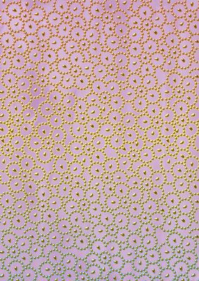 Lilac Gold Floral Beading A4 Backing Paper
