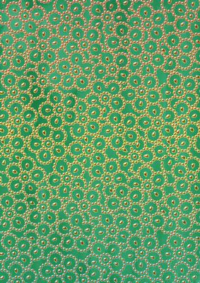 Dgreen Gold Floral Beading A4 Backing Paper