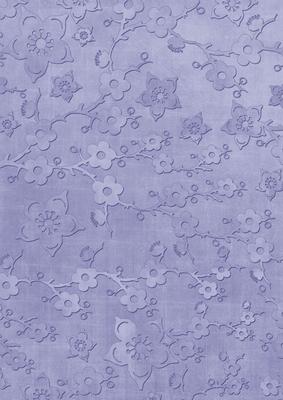 Blue All Over Cherry Blossom A4 Backing Paper