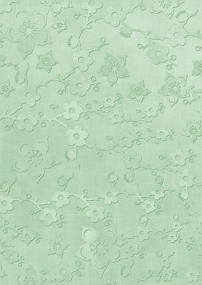Mint Green All Over Cherry Blossom A4 Backing Paper