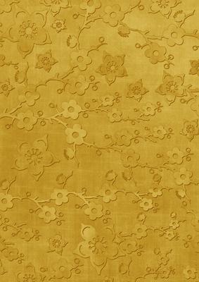 Gold All Over Cherry Blossom A4 Backing Paper
