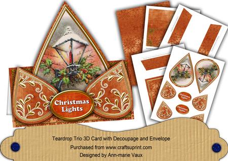 Christmas Lantern Borange Christmas Lights Teardrop Trio Kit