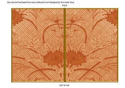 Borange Oriental Reeds 7x5 Cut and Fold Card