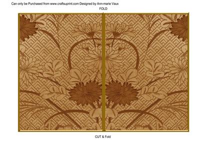 Vtea Oriental Reeds 7x5 Cut and Fold Card