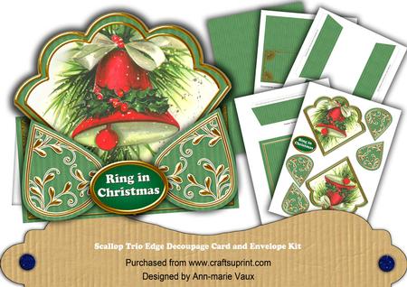 Christmas Bell Ring in Christmas Scallop Trio Kit