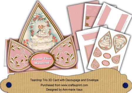 Wedding Cake Pink from This Moment Teardrop Trio Kit