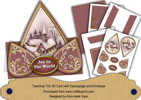 Plum Church Joy to the World Teardrop Trio Kit