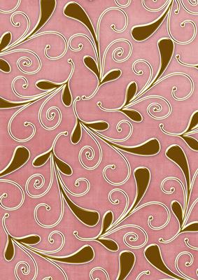 Pink Gold Swirls Large A4 Backing Paper
