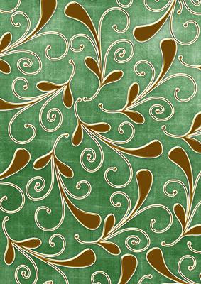 Mint Gold Darks Swirls Large A4 Backing Paper