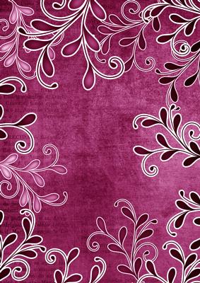 Cerise Swirl Toned A4 Backing Paper