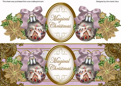 Lilac House Magical Christmas Large Dl Topper