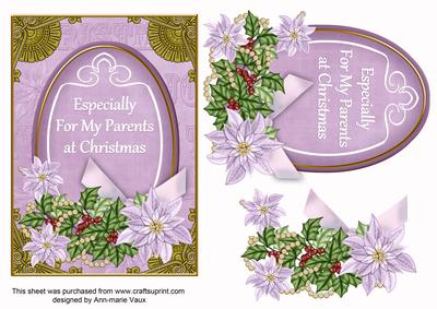 Pastel Lilac My Parents Oval 7x5in Step by Step