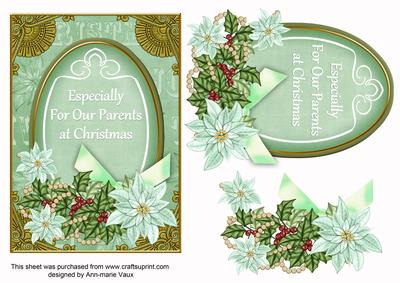 Pastel Mint Our Parents Oval 7x5in Step by Step
