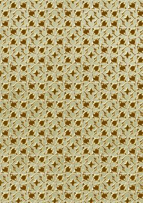 Olive Ditsy Heart Gold A4 Backing Paper
