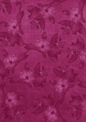 Cerise Plain Apple Blossom A4 Backing Paper