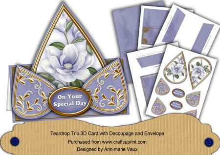 Pblue Magnolia Special Day Teardrop Trio Kit