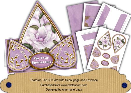 Lilac Magnolia Special Day Teardrop Trio Kit