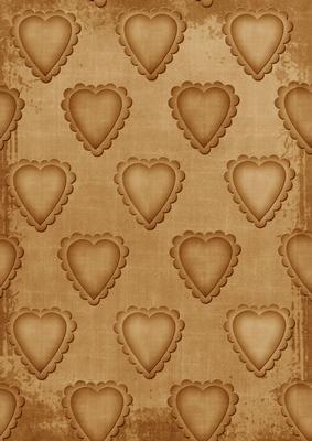 Vtea Double Hearts A4 Backing Paper
