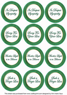 Dgreen in Sympathy Round Sentiment Toppers