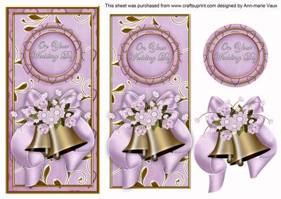 Lilac Wedding Bells Your Wedding Day Dl Topdown Topper